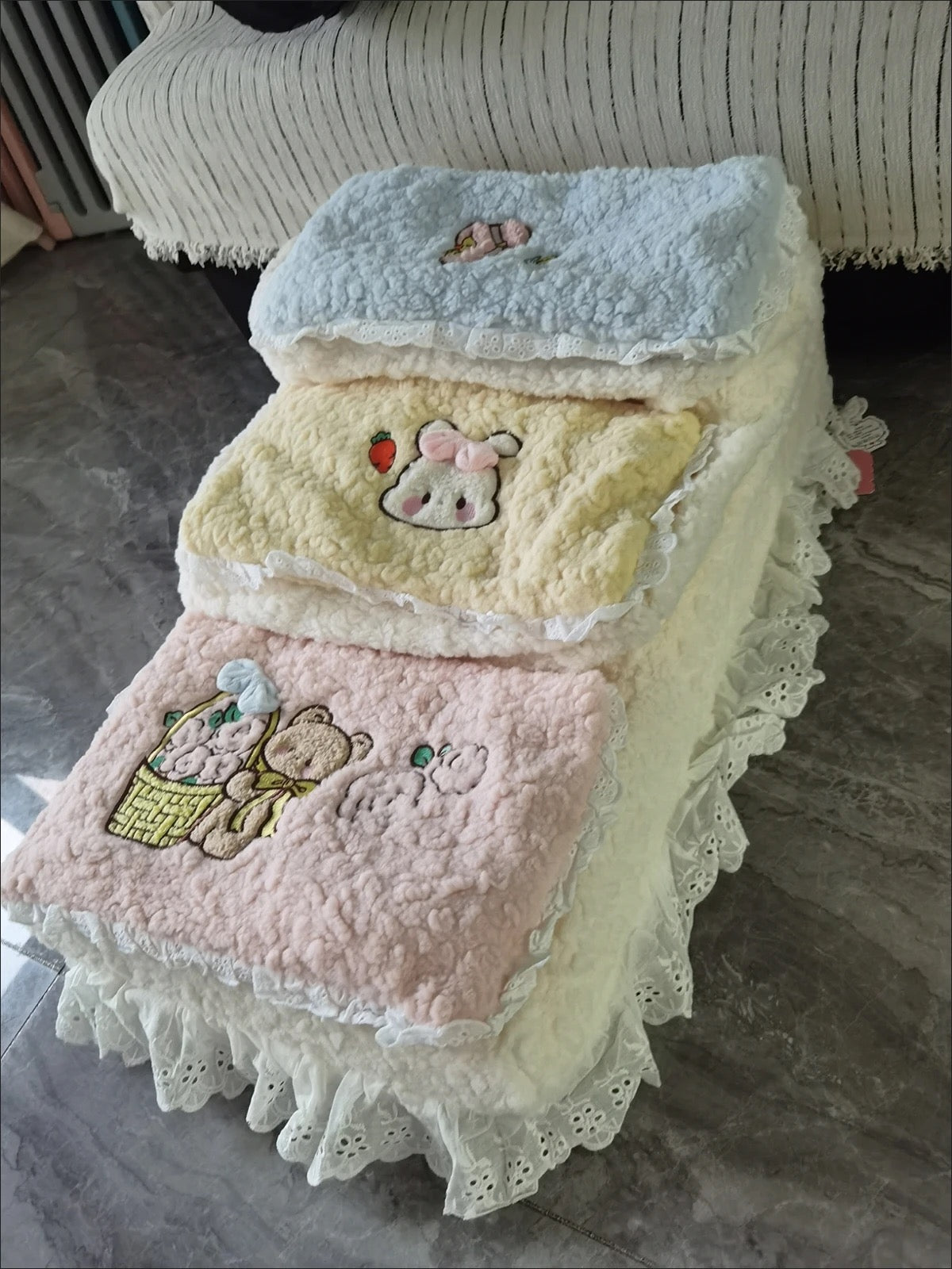 Lace-Style 3-Step Pet Stairs