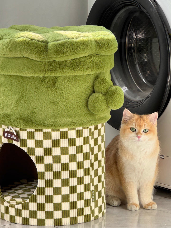 Tree House Cat Furniture with storage Forpaws