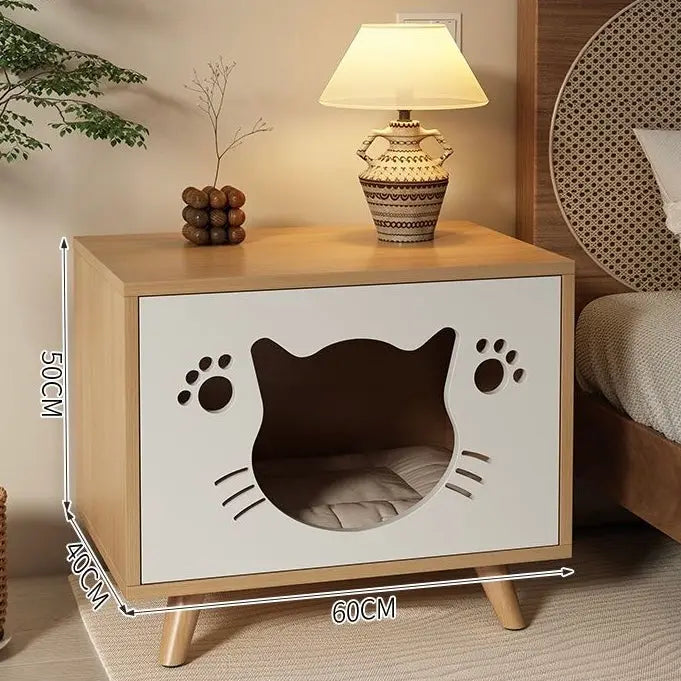 Night stand with Cute Cat Entrance Forpaws