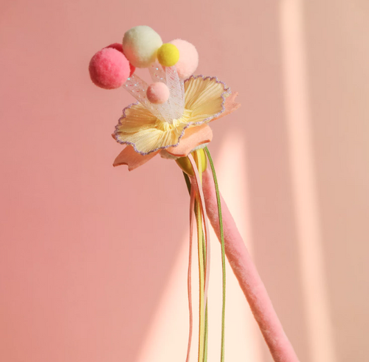 Rainbow Magic Flower Bouquet Cat Teaser Wand