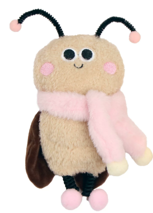 Catnip Plush Toy with Bell-Kicker Toy with Detachable Scarf (for Cats & Dogs)