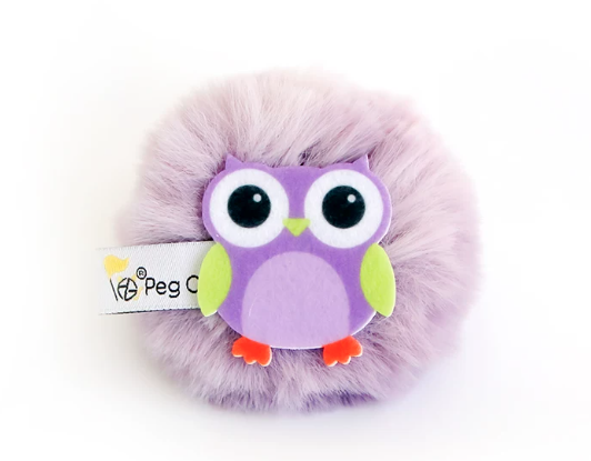 Cartoon Plush Catnip Ball with Bell – Fluffy Magic Pom Toy