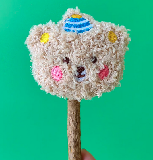 Silvervine Chew Stick Cat Toy with Plush Topper – Natural Dental Teaser (Bunny, Bear, Duck & More)