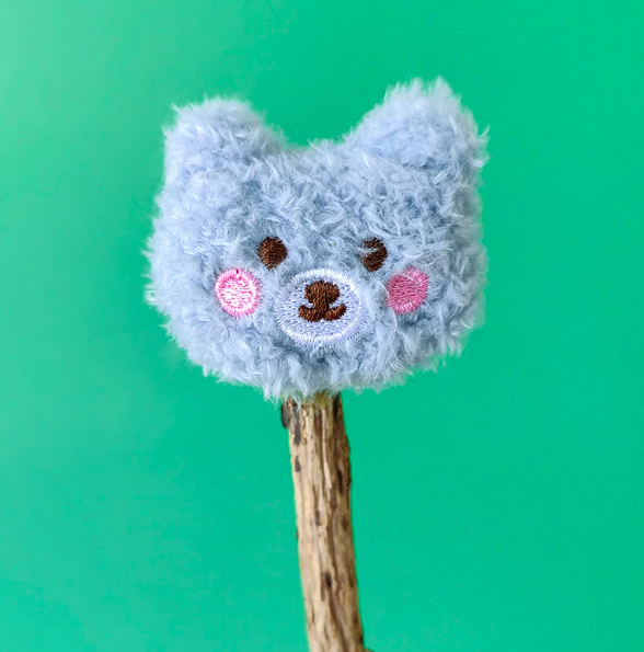 Silvervine Chew Stick Cat Toy with Plush Topper – Natural Dental Teaser (Bunny, Bear, Duck & More)