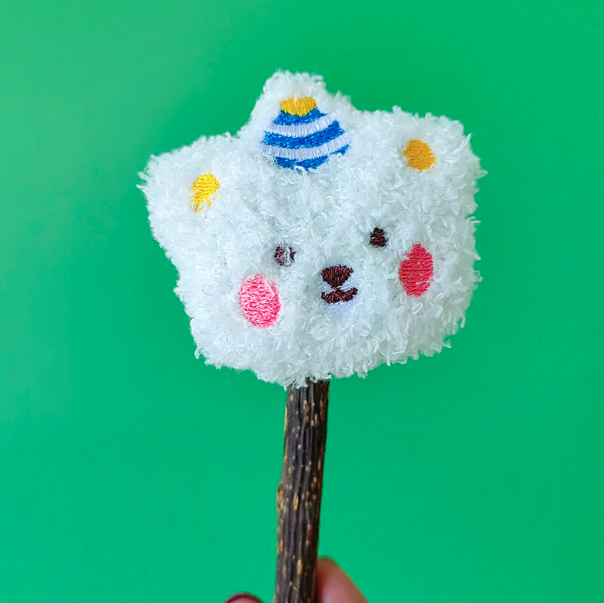 Silvervine Chew Stick Cat Toy with Plush Topper – Natural Dental Teaser (Bunny, Bear, Duck & More)