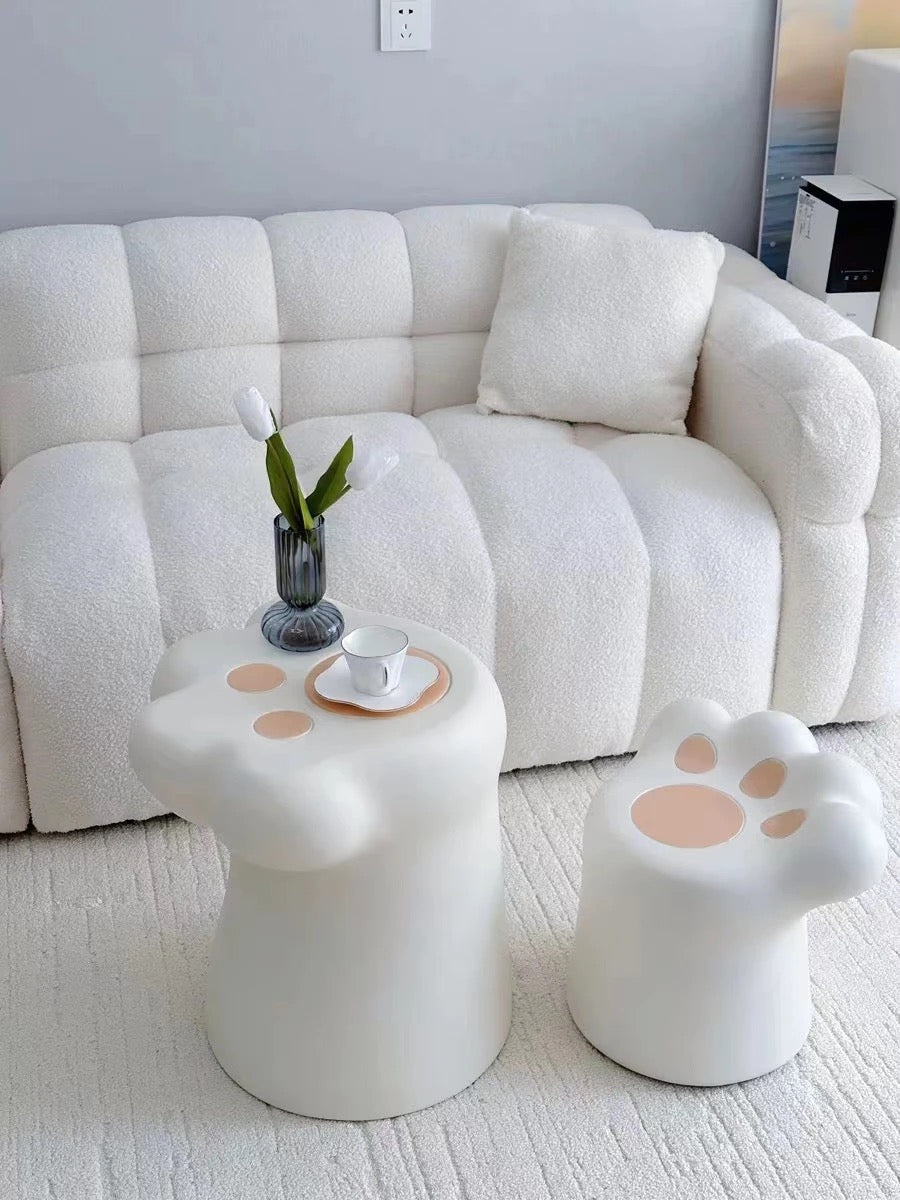 Paw Coffee Table & Stool Set Forpaws