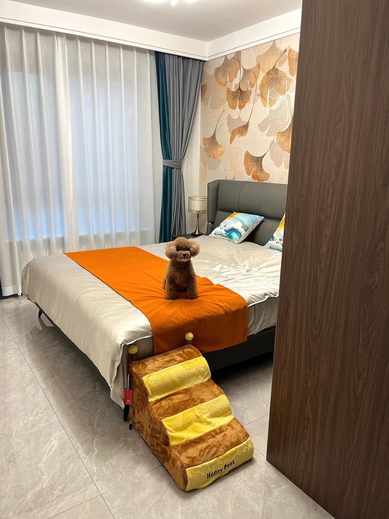 Pet Stairs – 3-Step Design (Honey Bee Style)