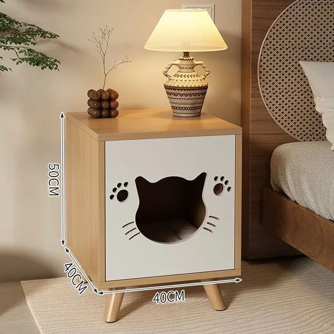 Night stand with Cute Cat Entrance Forpaws