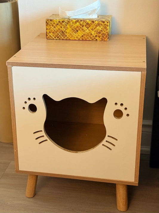 Night stand with Cute Cat Entrance Forpaws