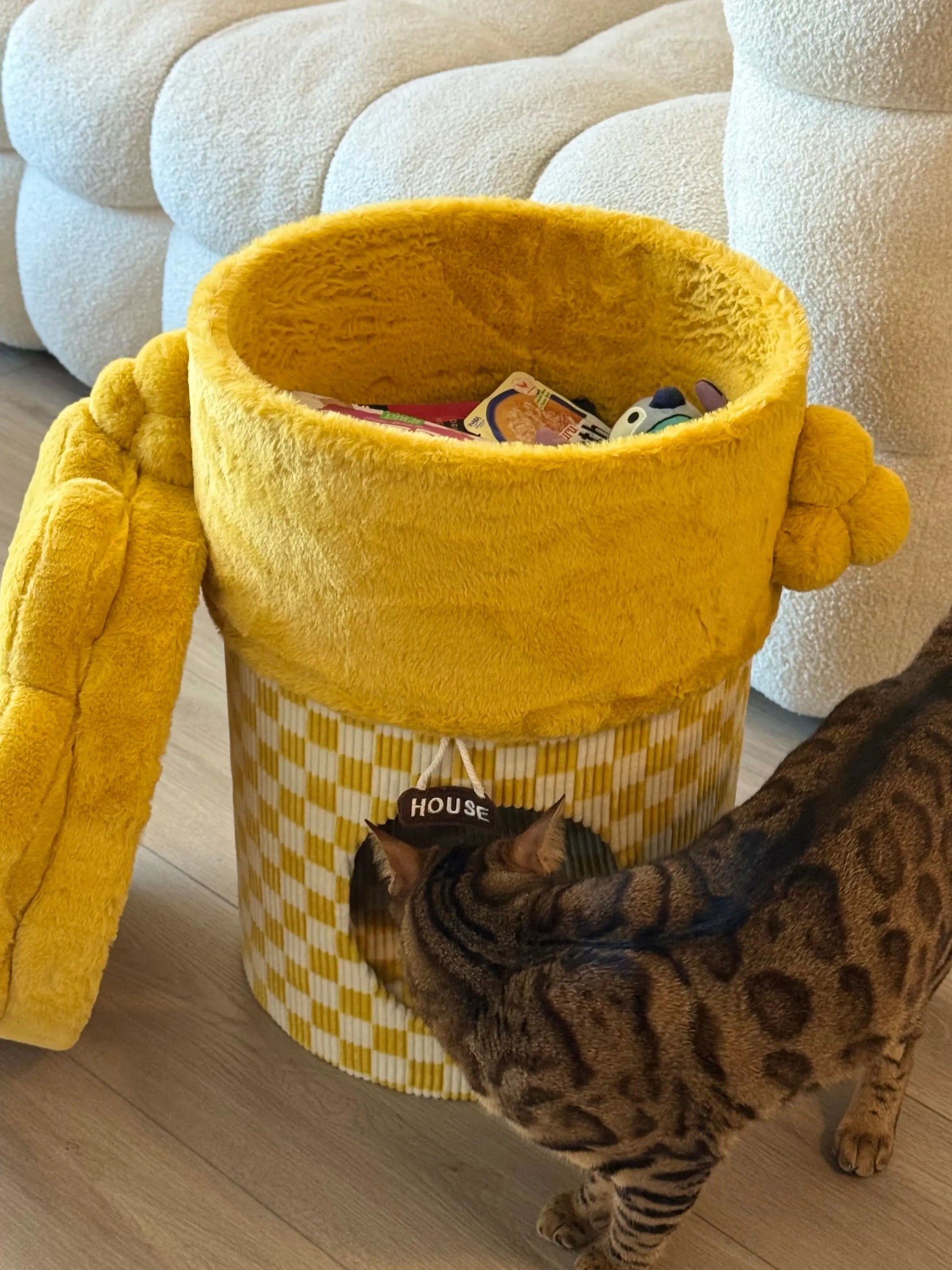 Tree House Cat Furniture with storage Forpaws