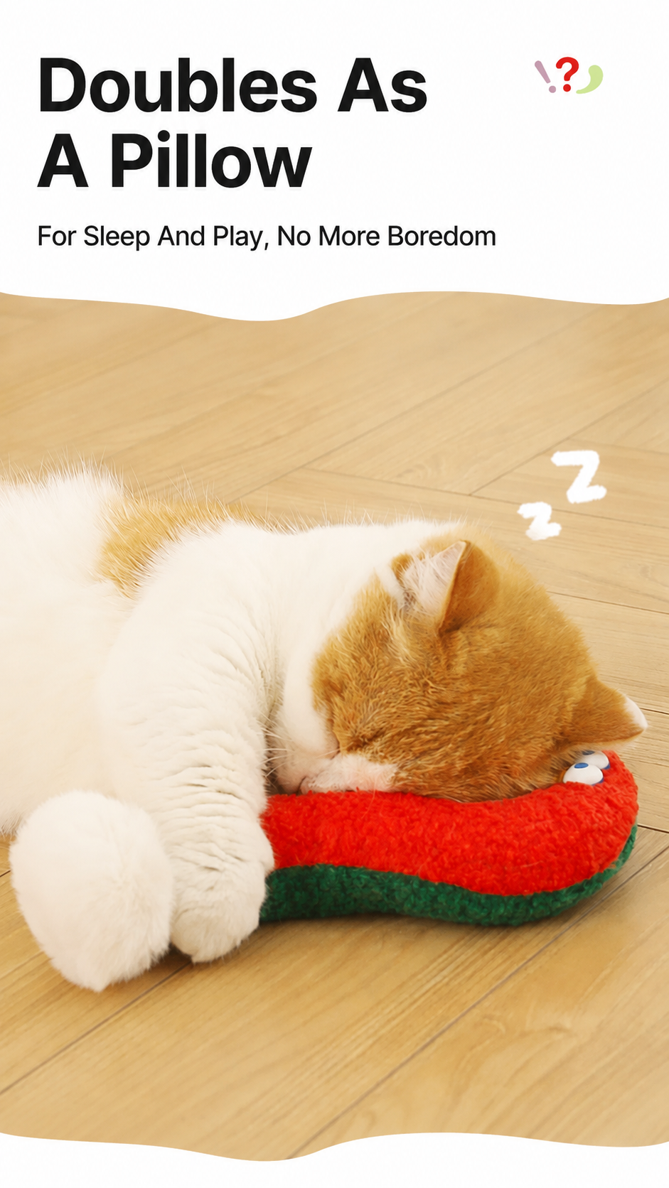 Cat Toy with Crinkle Paper & Catnip