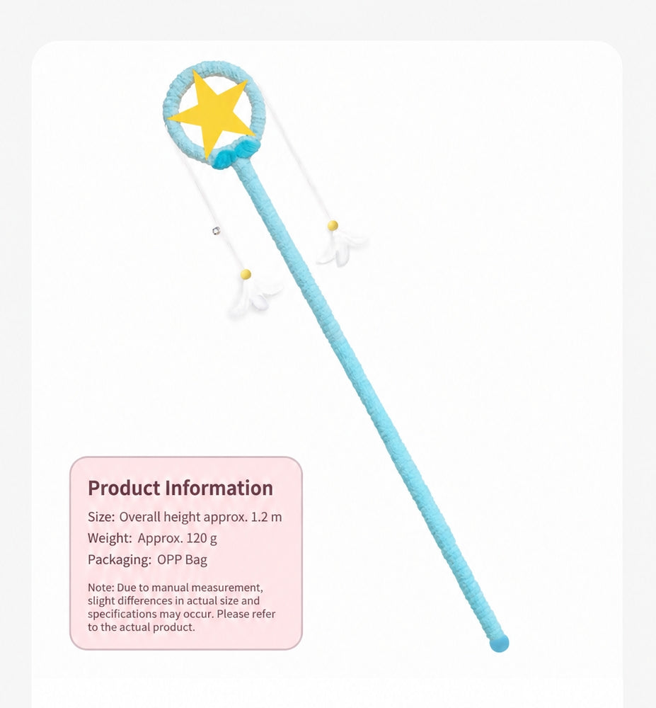 Magic Wand Cat Teaser – Plush Fairy Wand