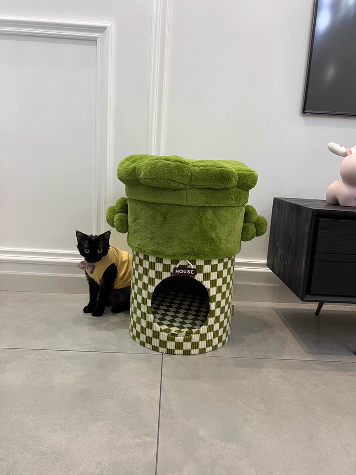 Tree House Cat Furniture with storage Forpaws
